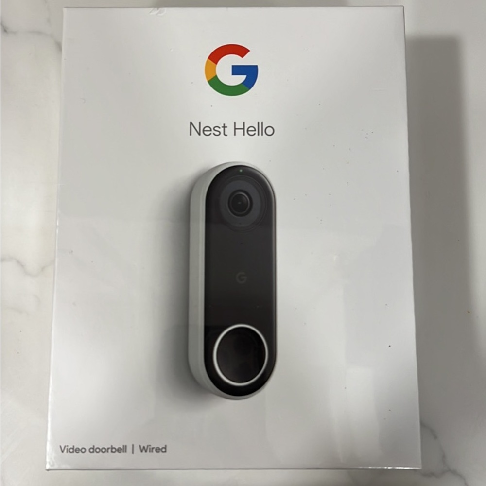 Google Nest Hello Video Doorbell - Black